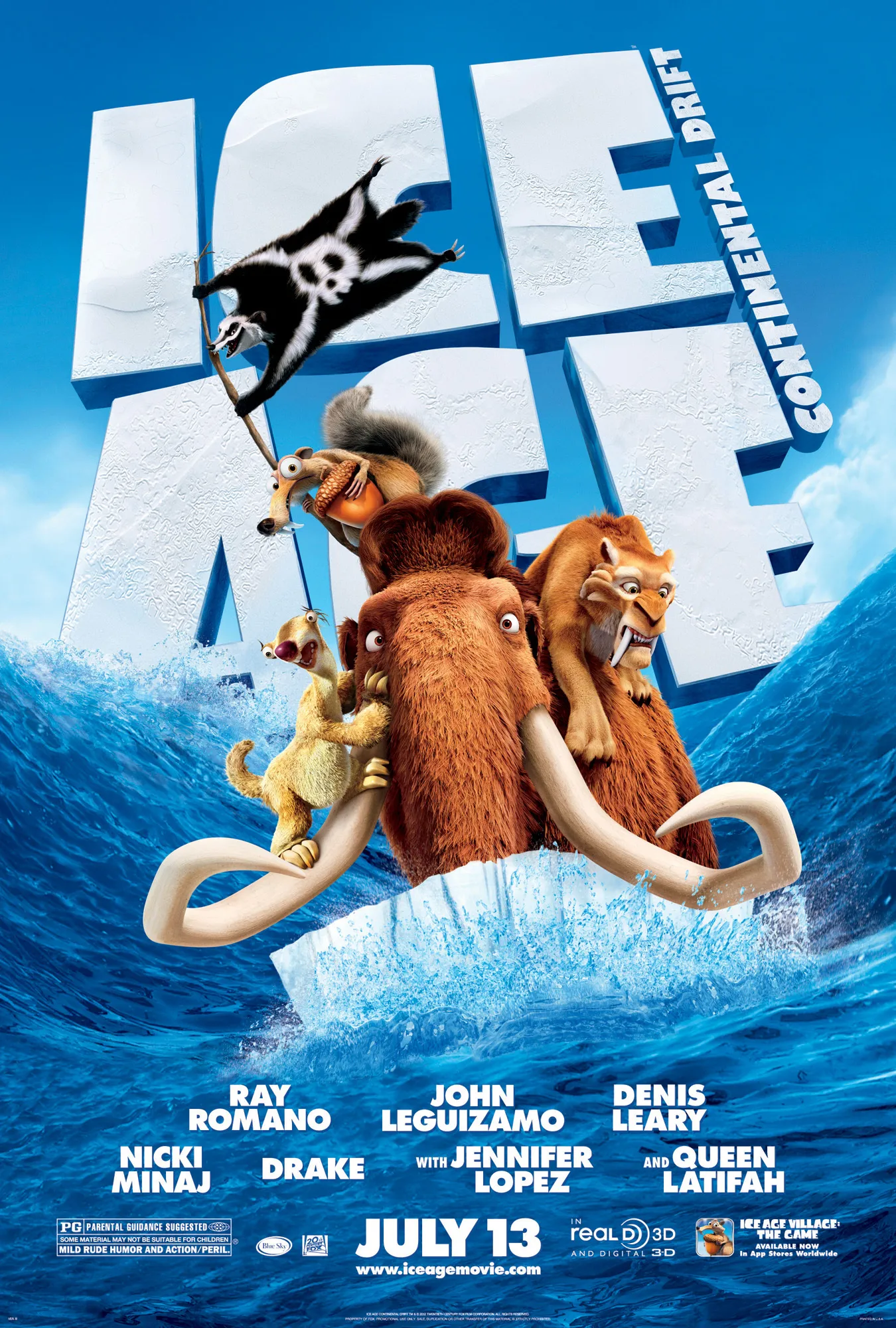  انیمیشن Ice Age: Continental Drift 2012