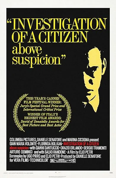  فیلم Investigation of a Citizen Above Suspicion 1970
