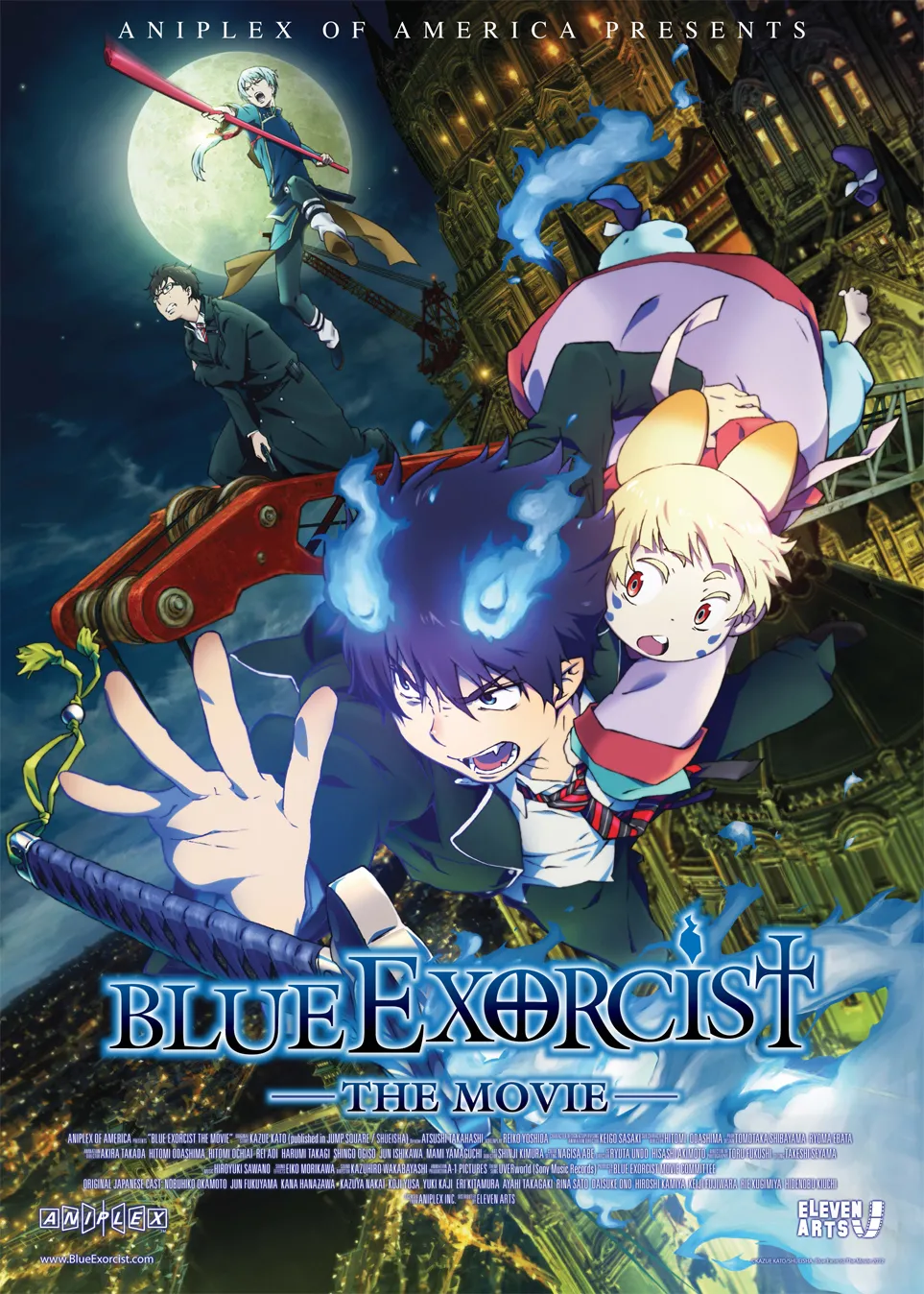 انیمه Blue Exorcist: The Movie 2012